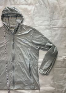 Lightweight Grey Stretchable Hooded Jacket