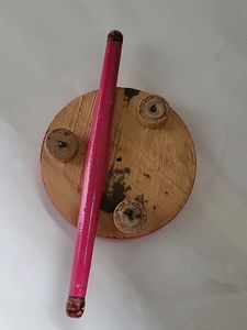 wooden toy rolling pin amd board