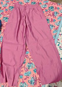 Pink Embellished Kurta set
