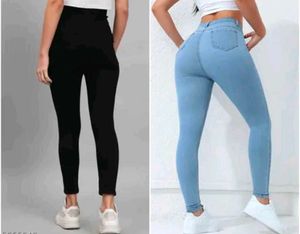 High Waist Skinny Jeans (2 Colors)