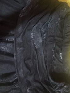 Black Ruffled Ethnic Skirt