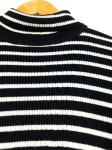 Navy Blue and White Top ( Women's)
