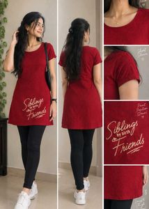 Red Short Kurta