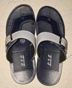 Men's Navy Blue Flip-Flop Sandals