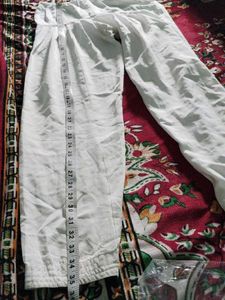 Classic White Cotton Salwar Pants