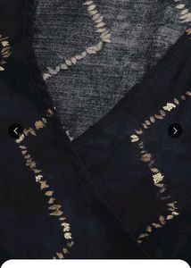 Elegant Black &amp; Gold Kurta Set