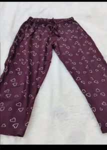 Cozy Heart Print Pajama Set