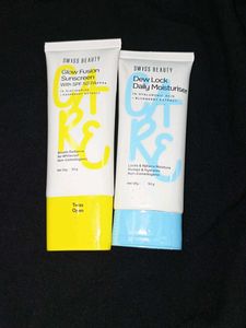 Swiss Beauty Glow Fusion Sunscreen & Dew Lock Mois