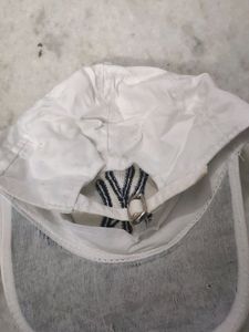Mens White Sports Cap
