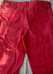 GINI &amp; JONY - Magenta Pink Capris for girls 11-12
