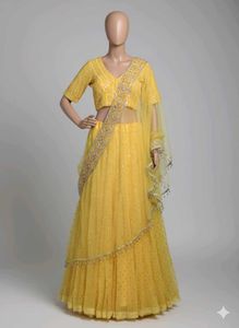 Yellow Lehenga Choli Set