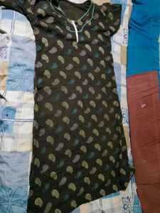 Elegant Paisley Print Kurta
