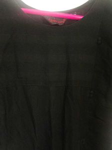black colour kurta