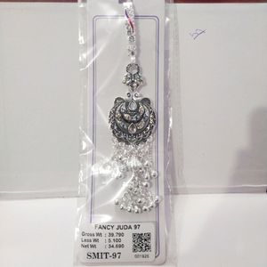 Pure 97Silver Saree Waist key, चटका, कमरबंद, जुड़ा