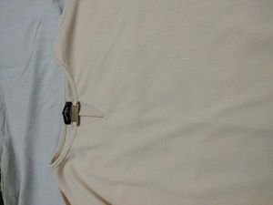 Stylish Cream Knit Top