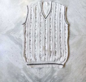 Vintage White Knit Sweater