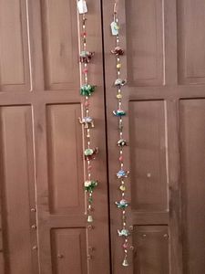 Handmade Elephant & Turtle Hanging Decor