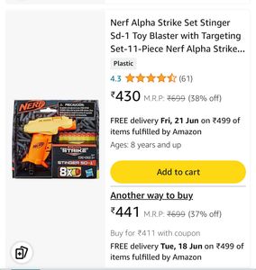 Nerf alpha strike mini gun