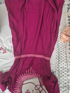 Pure Silk Embroidered Kurta Set from.BIBA