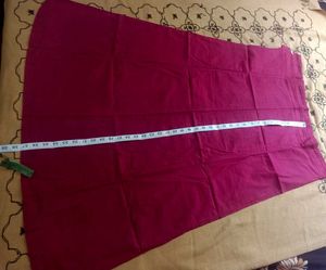 Beautiful Mahroon saree skirt