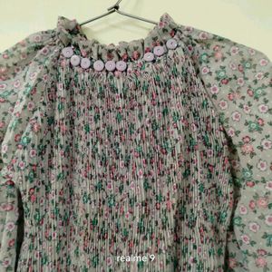 Floral Smocked Maxi Dress