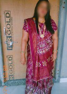 Beautiful Maroon Bandhani Saree