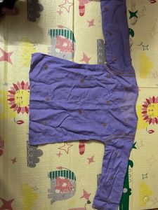 Elegant Purple Embroidered Kurta