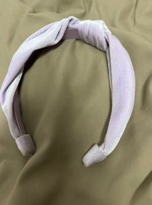 Knotty Lavender Velvet Headband