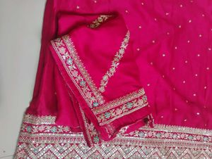 Stunning Pink Embroidered Kurta Set