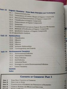 Chemistry Textbook for Class 11 (Part I &amp; II)