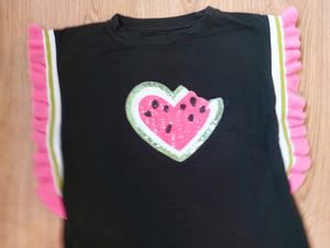 Pink Heart Top