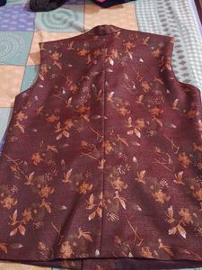 Floral Print Waistcoat