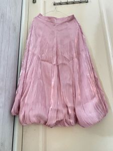 Satin Balloon Skirt