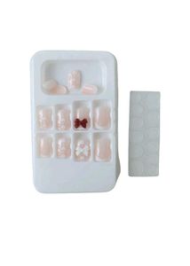 Cute Bow Design Press-On Nails