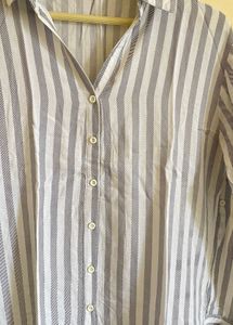 Striped Long Tunic Top