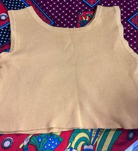 Yellow "Romeo" Crop Top