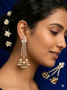 earrings combo of 2 set