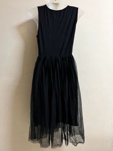 Black Designer Net One Piece