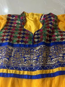 Vibrant Embroidered Anarkali kurta