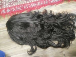 full head wing Silky Smooth Black/ brown Hair