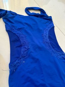 navy blue bodycon dress