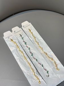 Elegant Leaf & Gemstone Bracelet (1)