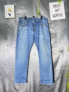 G STAR RAW Men's Blue Denim Jeans