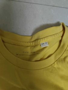 Yellow Graphic Print T-Shirt