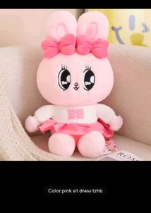 Combo Of Kawaii Cartoon Rabbit Plush Doll