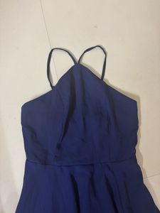 Elegant Navy Blue Maxi Dress