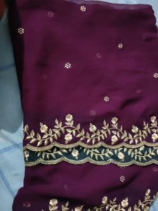 Pure Georgette Dupatta 💟💜🎆
