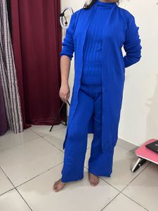 wool Blue Co-ord Set 3 Price