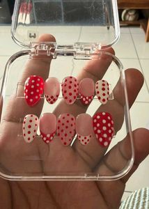 Cute Polka Dot Press-On Nails