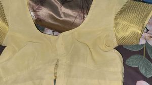 Elegant Yellow Saree with Intricate Motifs